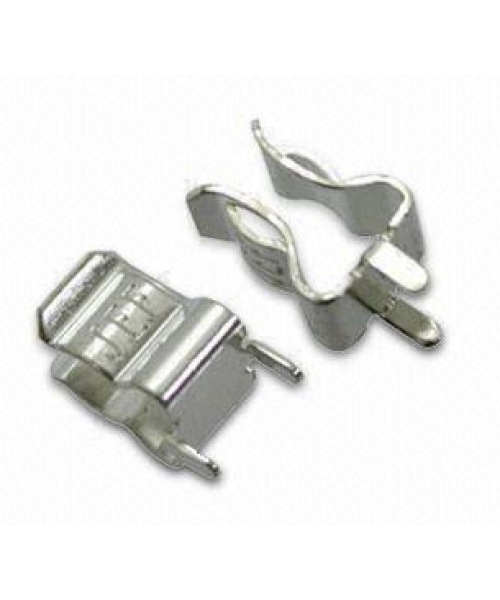 CLIP DE FUSIBLE CARTRIDGE 10A PCB, 5MM DE DIAMETRO