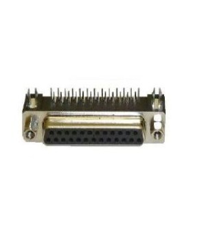 CONECTOR HEMBRA DE 25 PINES 90 PARA IMPRESO