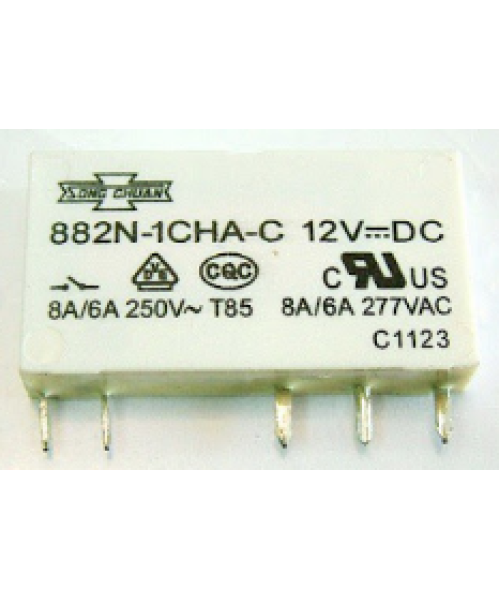 VCC:12V/ ICC:14.2MA/ ISWITCHING: 8A/ VSWITCHING: 250VAC/ P: 170MW