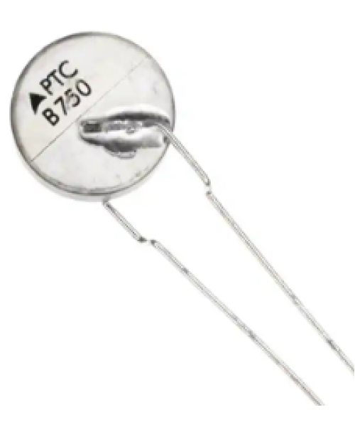 TERMISTORES DE COEFICIENTE DE TEMPERATURA POSITIVO (PTC) 360VDC 25OHMS T=115C UNCOATED THT DISC